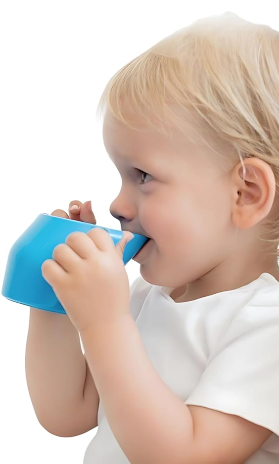 Vaso de entrenamiento DOIDY con asas para aprender a beber por el borde 200 ml 3 m+