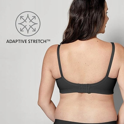 MEDELA KEEP COOL ULTRA biustonosz do karmienia + wkładki M czarny, bezszwowy z Adaptive Stretch