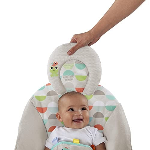 Bright Starts Happy Safari espreguiçadeira com melodias e vibrações