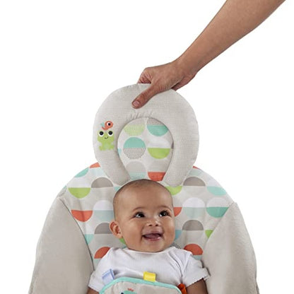 Bright Starts Happy Safari espreguiçadeira com melodias e vibrações