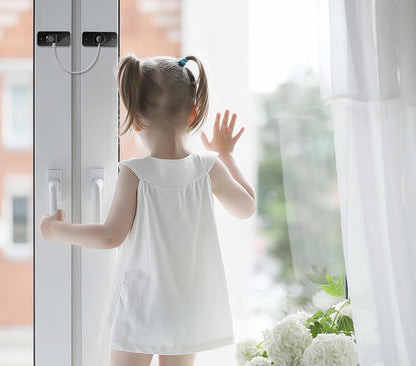 CHILD SAFETY LOCK proteção metálica de segurança para crianças para armários e gavetas x1