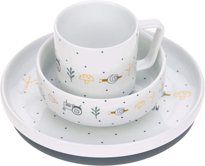 LASSIG Garden Explorer komplet porcelanaste posode