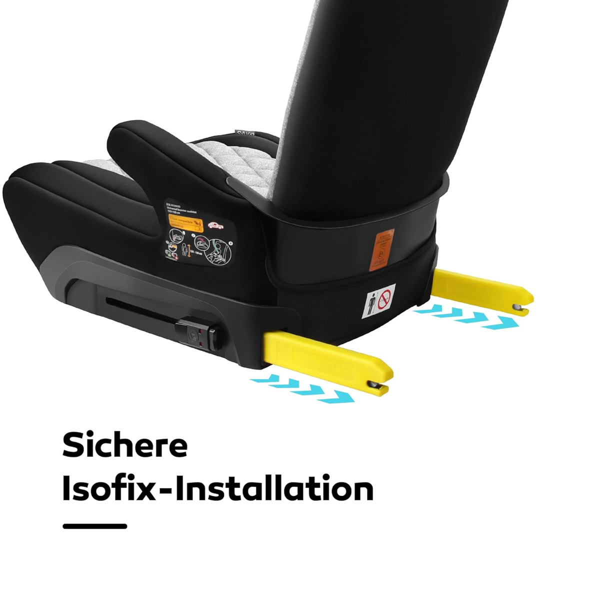 LETTAS I-SIZE asiento elevador para coche grupo III con ISOFIX