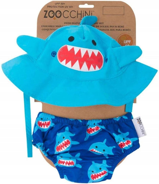 ZOOCCHINI pannolino da nuoto + cappello 3-6 mesi