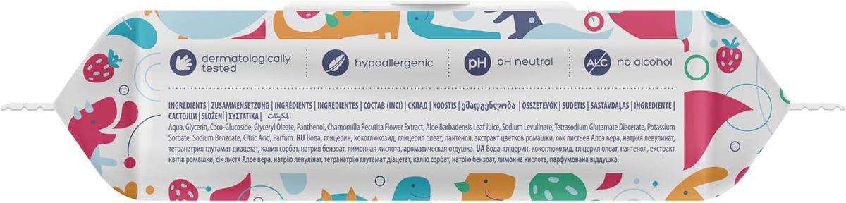 KINDII Fun υγρό απορροφητικό χαρτί υγείας ξεπλένεται x60