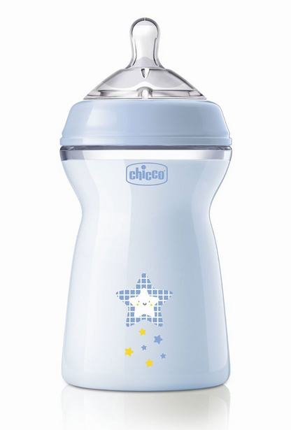 CHICCO NaturalFeeling steklenička 330 ml 6 m+ s hitrim pretokom