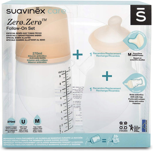 SUAVINEX set iniziale ZERO ZERO 270ml