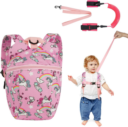 AOMIG mochila con protector de seguridad y correa pulsera para la muñeca UNICORNIO