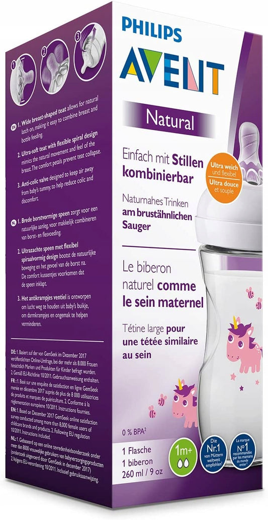 PHILIPS AVENT Natural biberon 260 ml tettarella 1m+