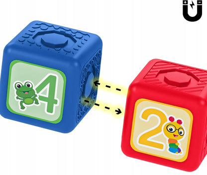 BABY EINSTEIN Connectables Add & Stack Μαγνητικά Τουβλάκια 6 τεμαχίων