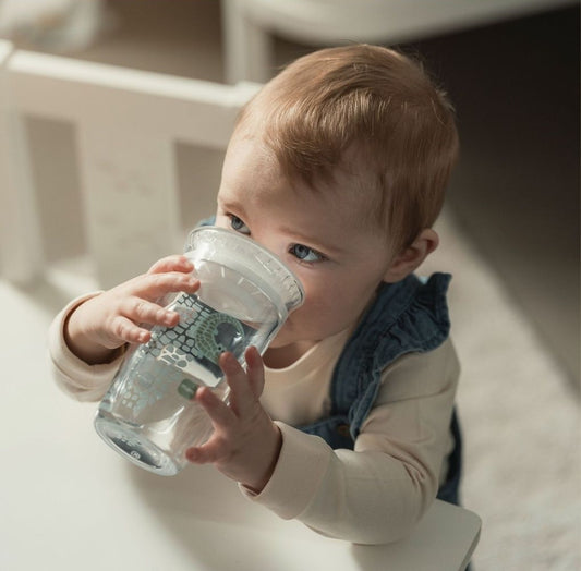 MAM Easy to Drink Cup spillfri mugg med pip 360° 290 ml 8 m+ LEOPARD