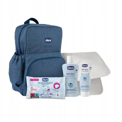 CHICCO Natural nahrbtnik-torba za plenice in dodatke + kozmetika