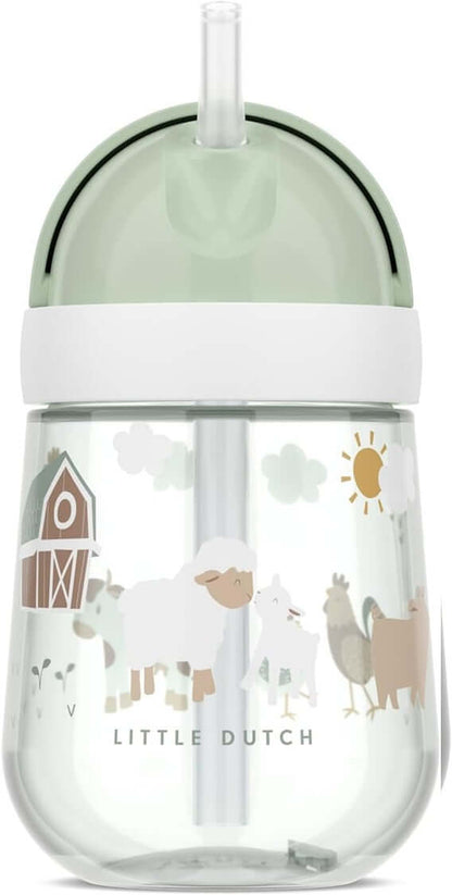 Mepal Mio εκπαιδευτικό ποτήρι με καλαμάκι 300 ml Farma, 9+ μηνών – φωτογραφία προϊόντος 2