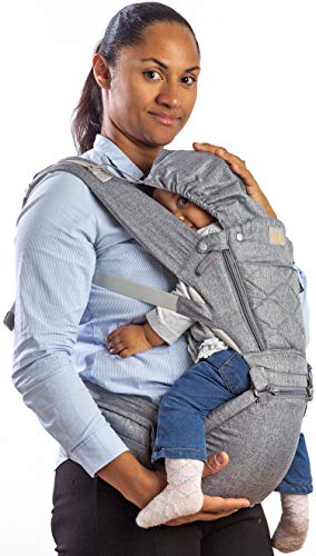 FLOK ergonomische Babytrage mit Hüftgurt 6-in-1