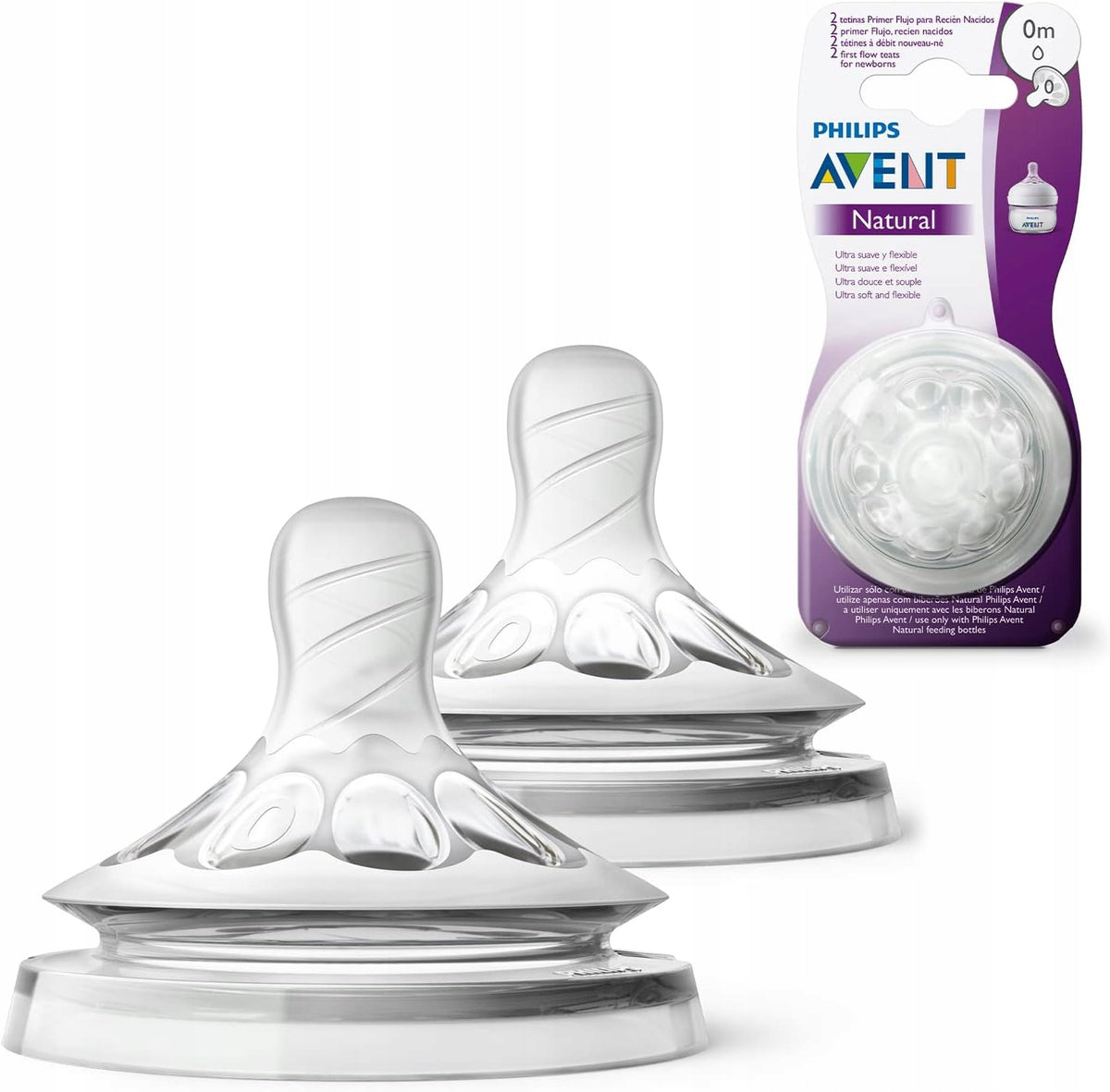 PHILIPS AVENT Natural Flaschensauger 0m x2