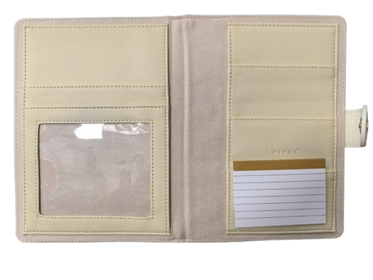 TWIVEE Love custodia per scheda gravidanza in pelle sintetica 15,5 x 21 cm