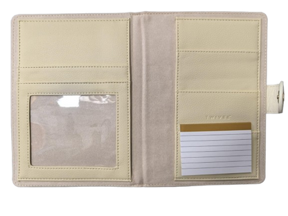 TWIVEE Love etui za nosečniško kartico iz umetnega usnja 15,5 x 21 cm