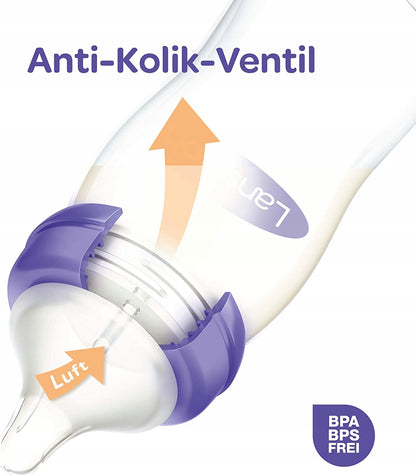 LANSINOH μπιμπερό 160 ml 2 τεμ., θηλές S