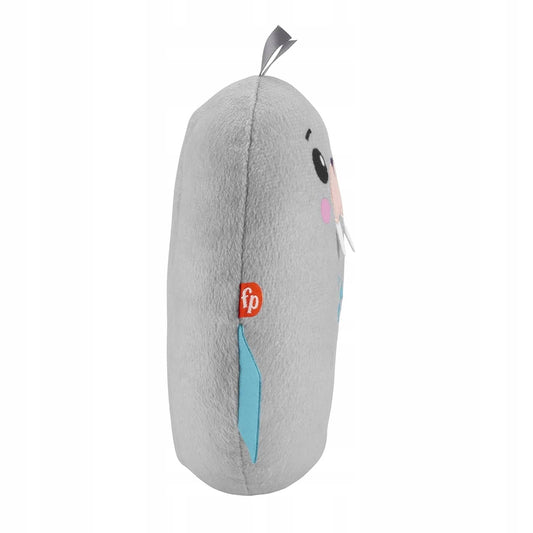 FISHER-PRICE Chill Vibes Kuscheltier mit Melodien und Vibrationen WALROSS 17 cm