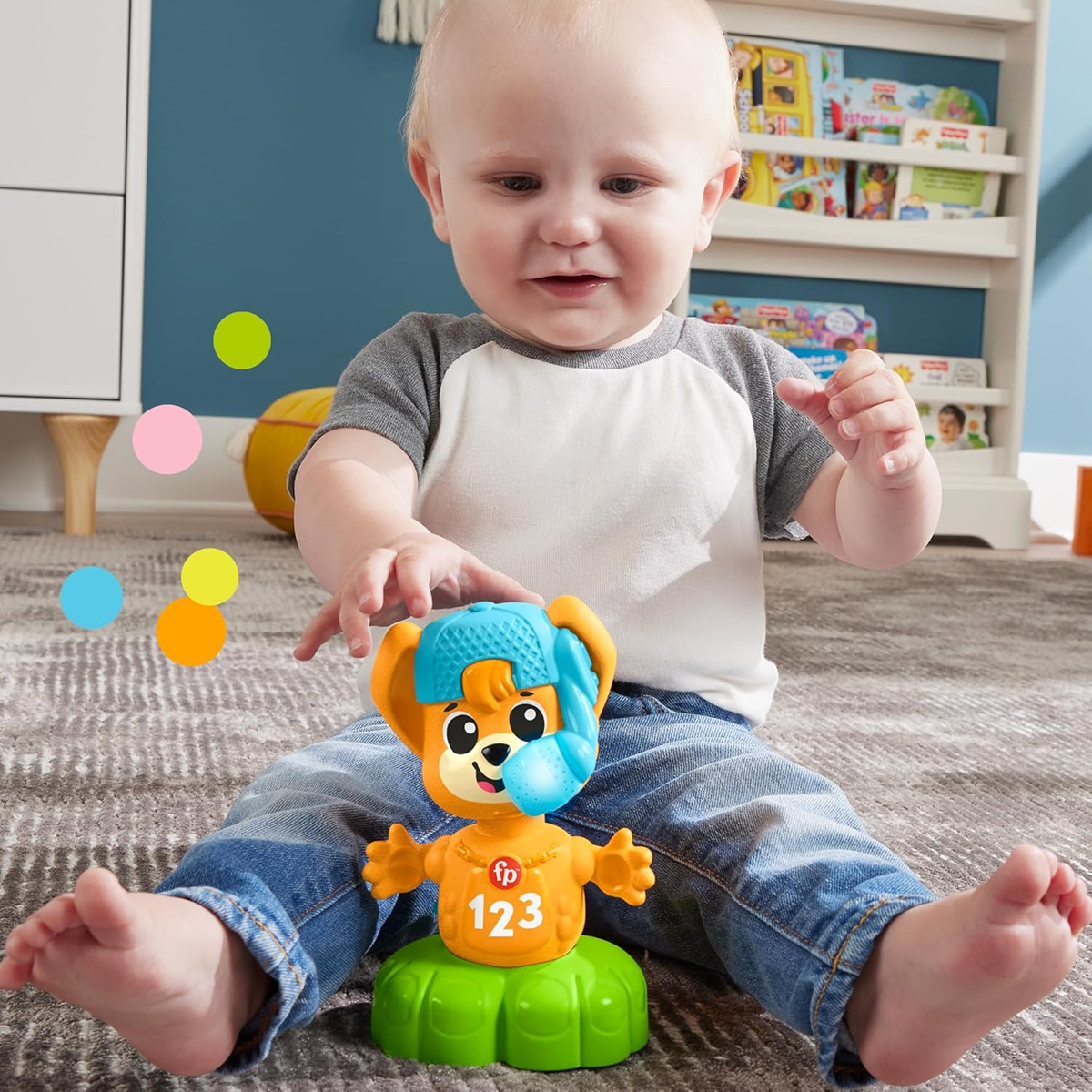 FISHER-PRICE Animal Band interactivo ZORRO idioma italiano para tienda española