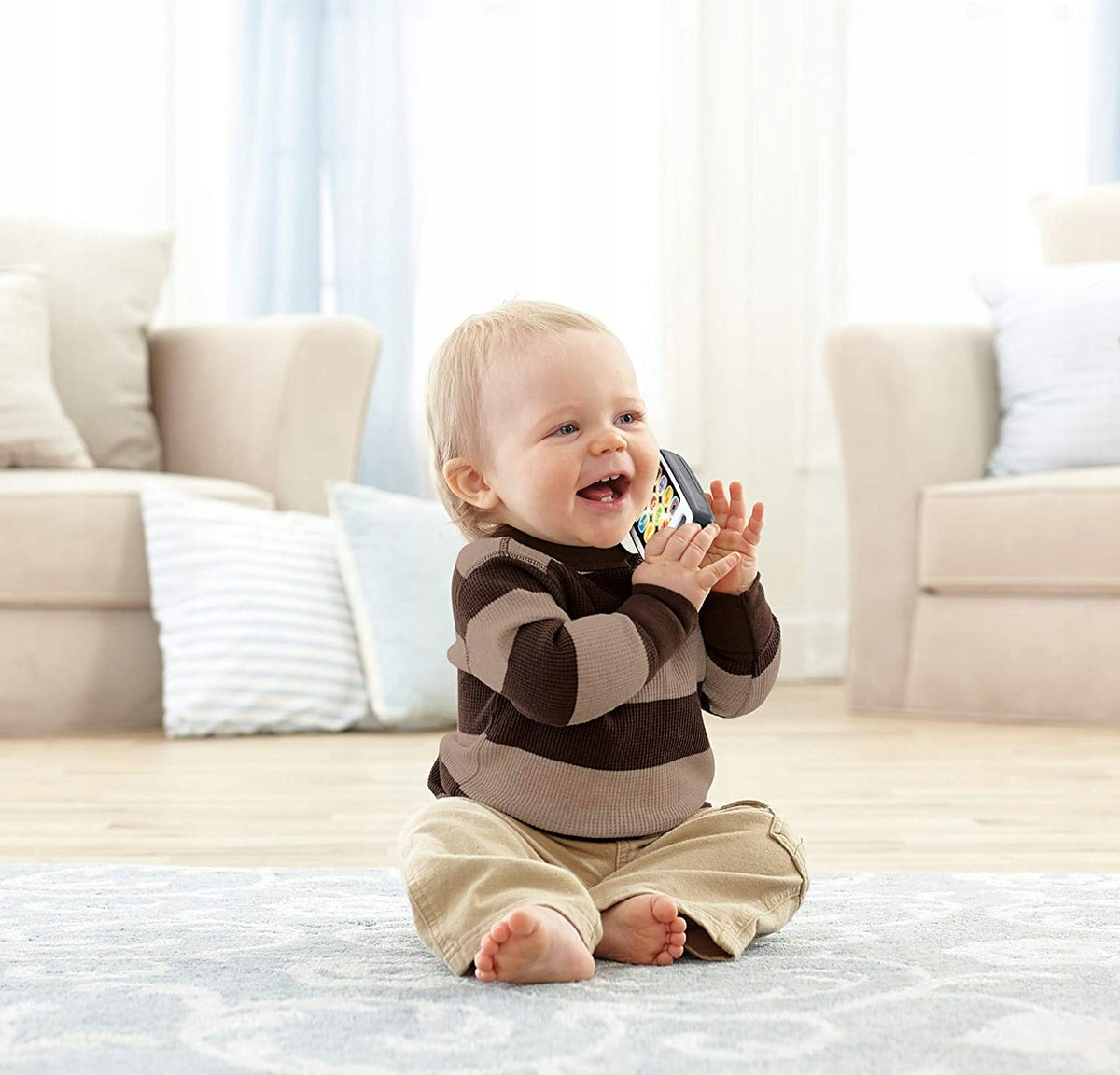FISHER-PRICE interaktívny smartfón NEMECKÝ JAZYK