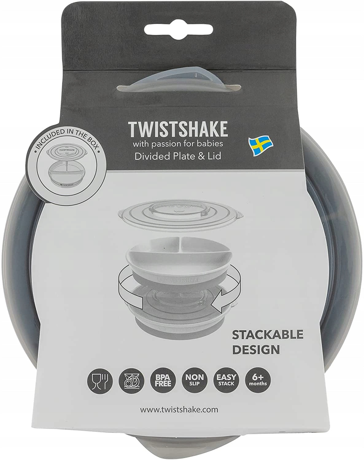 TWISTSHAKE podložka CLICK MAT MINI s tanierikom 6m+