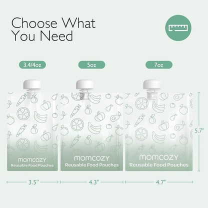 MOMCOZY σακουλάκια σωληνάρια για πουρέδες 10τεμ 200ml
