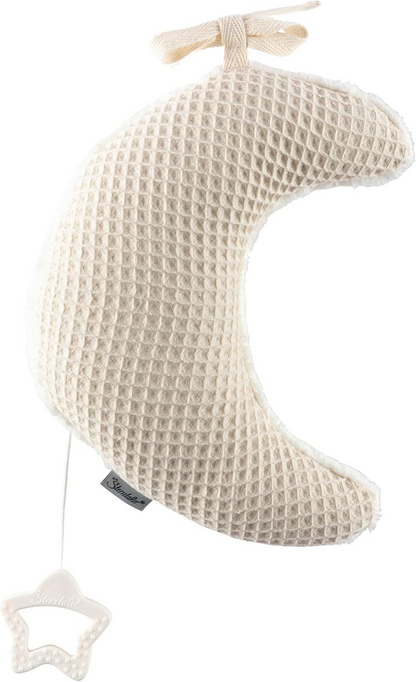 STERNTALER colgante de peluche con caja de música LUNA 22 cm