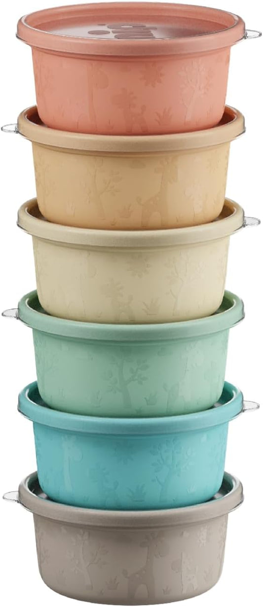 Snackbox recipiente con tapa 6 x 300 ml
