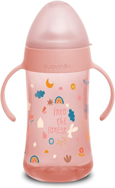SUAVINEX Segundo biberón con boquilla suave 270 ml 4 m+