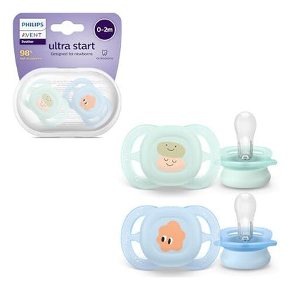 Philips Avent Ultra Start smoczek uspokajający x2 0-2m