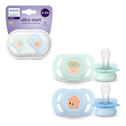 Philips Avent Ultra Start uklidňující dudlík x2 0-2m