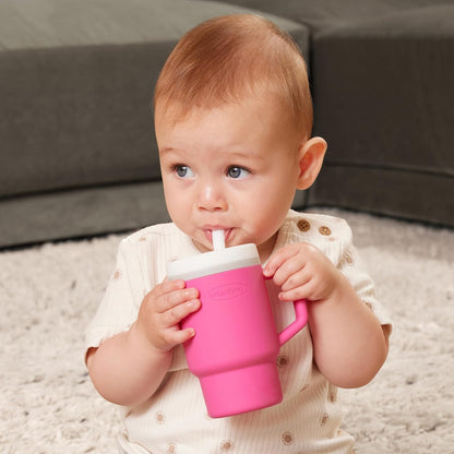 INFANTINO My 1st Tumbler silikonekop med drikketud 266 ml 6 m+