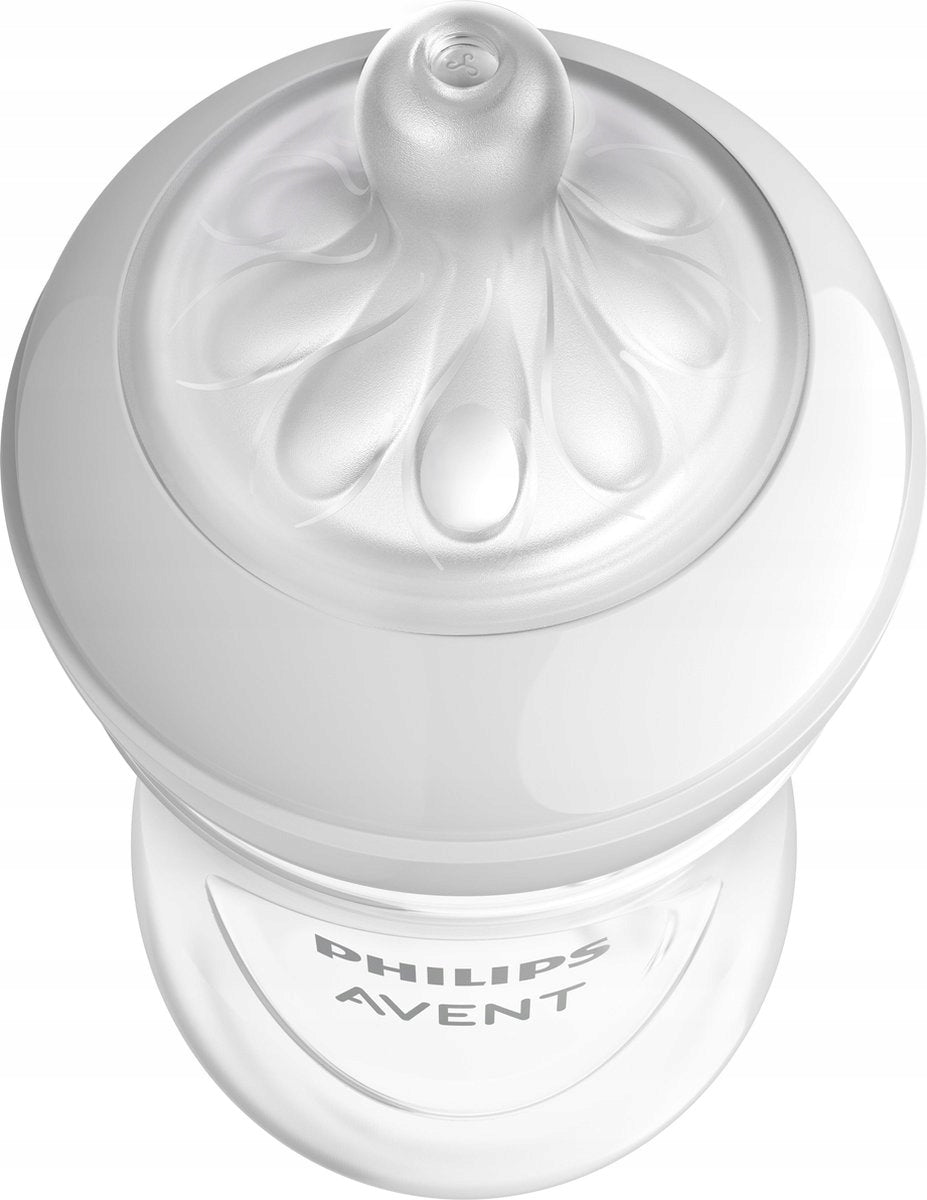 PHILIPS AVENT Natural RESPONSE butelka 260 ml 1msc+ x3 z miękkim smoczkiem antykolkowym dla noworodka