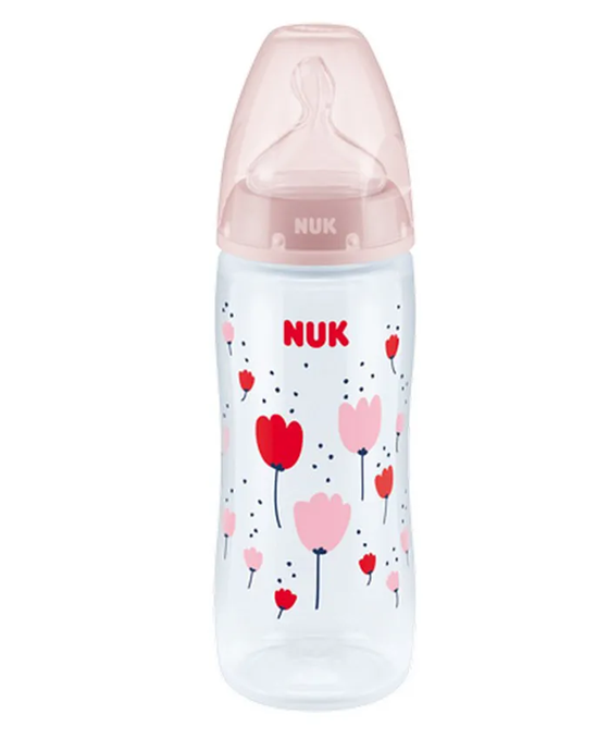 NUK First Choice+ biberón 300 ml 6-18 m tetina M de silicona natural