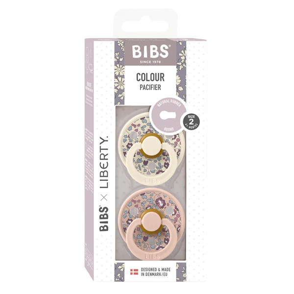BIBS Eloise Blush Mix kerek cumik, x2, 6-18 hó