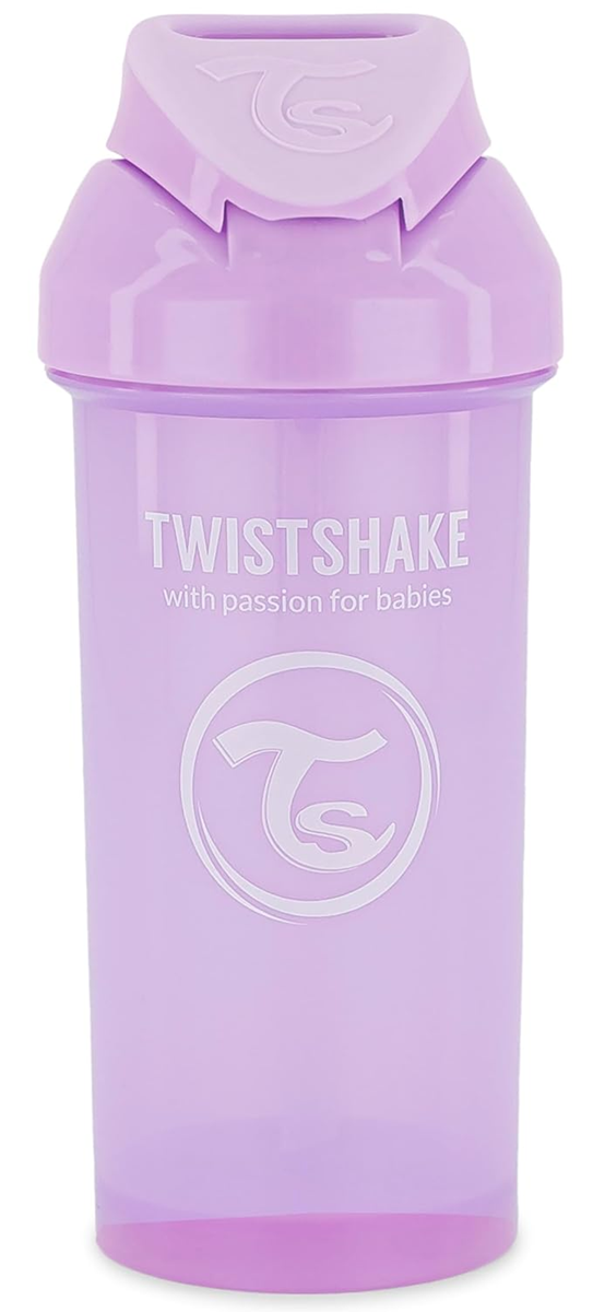 TWISTSHAKE Vaso antiderrame con pajita 360 ml 6 m+