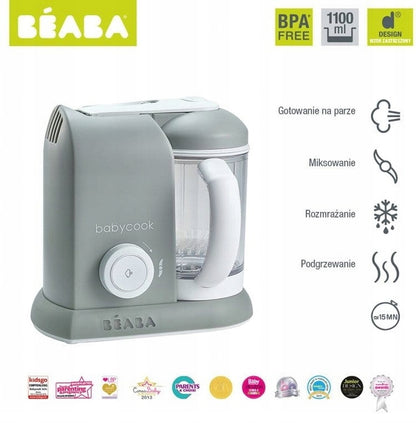BEABA Babycook ROBOT KÜCHENMASCHINE 4in1 Dampfgarer, Mixer