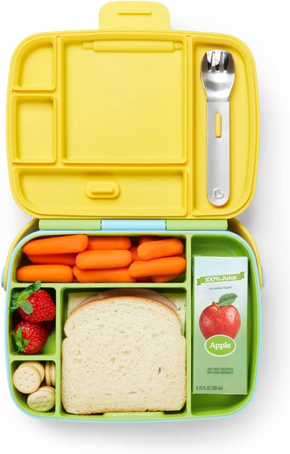 MUNCHKIN Bento Box desiatový box + príbor, 5 priehradkov