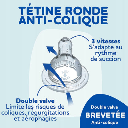 DODIE antikoliková fľaša 270 ml 0-6m