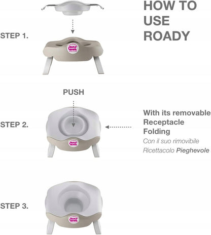 OK BABY 3in1 Reise-Töpfchen Toilettensitz ohne Beutel
