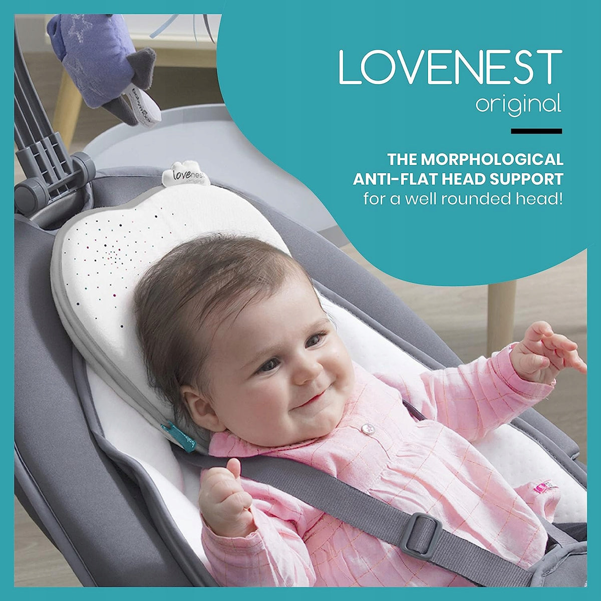 BABYMOOV Lovenest vankúš pre bábätká 0+ ORGANIC