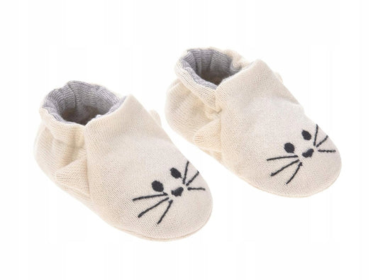 LASSIG Little Chums Cat STIVALETTI PER BAMBINI in cotone biologico + borsa