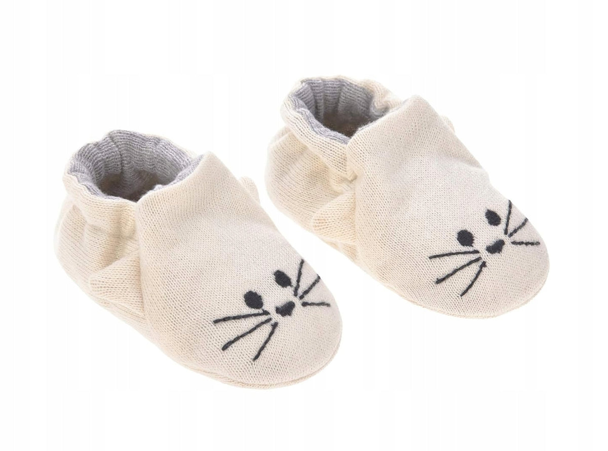 LASSIG Litle Chums Cat BABYSCHUHE aus Bio-Baumwolle + Beutel