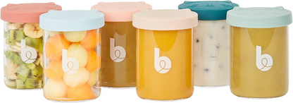 BABYMOOV ISY BOWLS STEKLENE posodice 6x250ml
