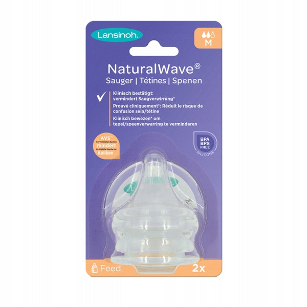 LANSINOH NaturalWave dude za stekleničke 3 mesece+