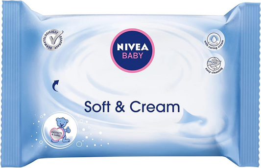NIVEA BABY vlažilni robčki SOFT&CREAM x63