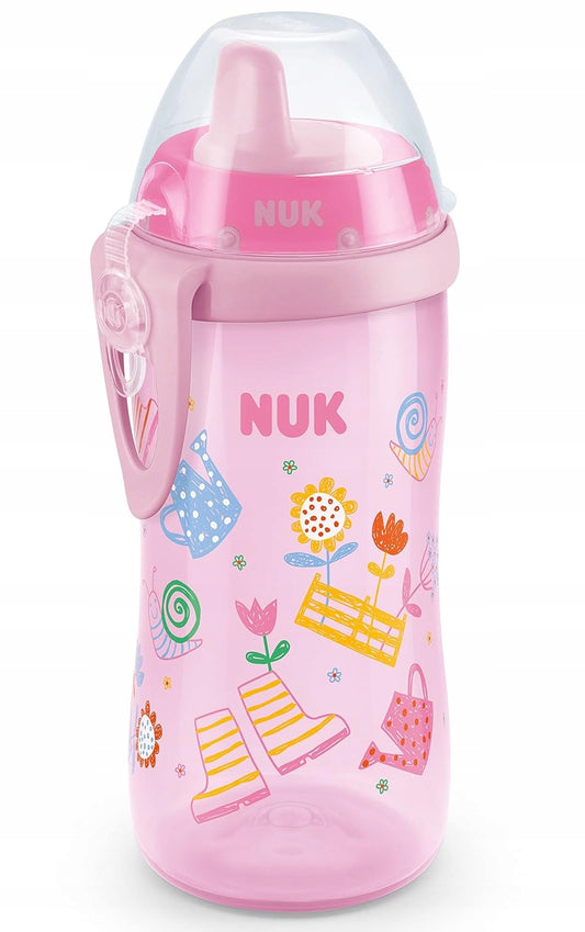 NUK Kiddy Cup Flasche mit Clip 300 ml