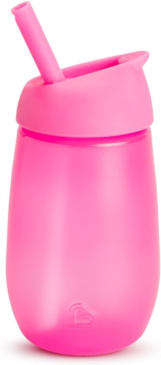 MUNCHKIN vaso antiderrames Simple Clean con pajita 12 m+ 296 ml