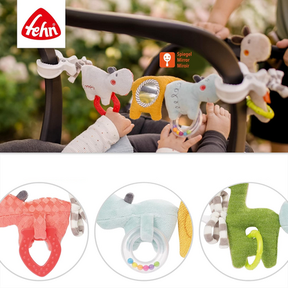 FEHN lanț agățătoare pentru cărucior, pătuț, scaun auto LOOPY & LOTTA 55 cm